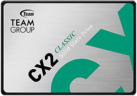 Team CX2 T253X6256G0C101 256GB 520/430MB/s 2.5’’ SATA 3 SSD Disk 3D NAND