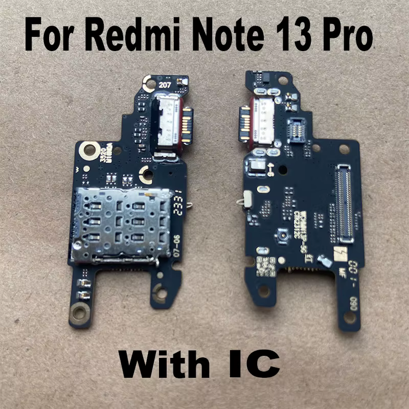 Orijinal Redmi Note 13 Pro 5G – Şarj Soketli Mikrofon Bordu