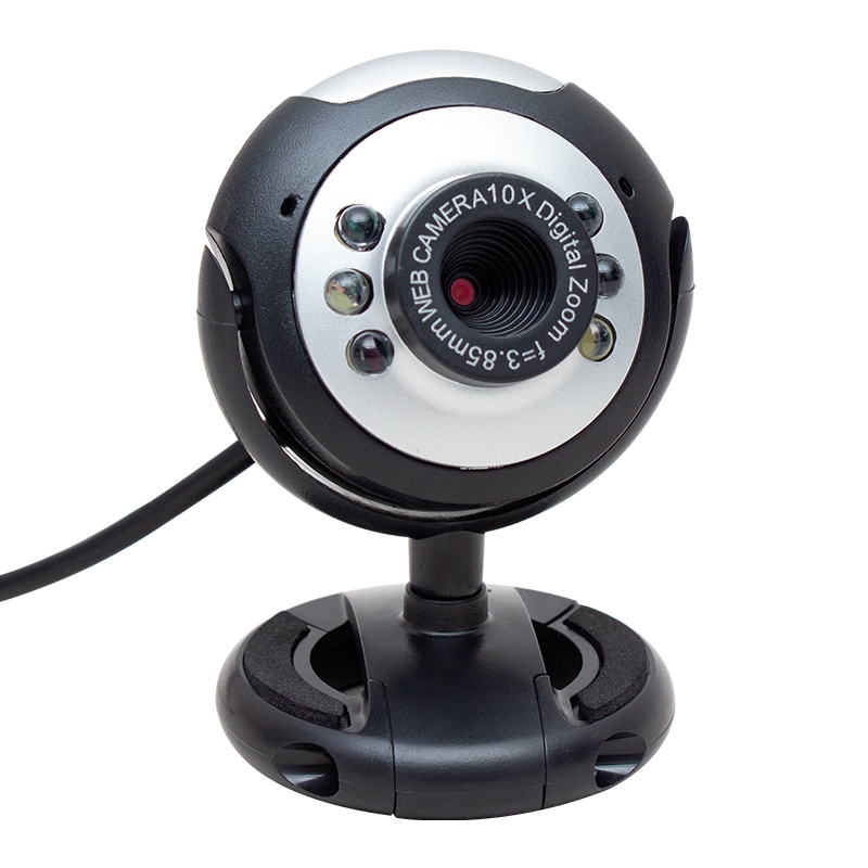 POWERMASTER PM-3962 1.3 MP 10X ZOOM 6 LEDLİ MİKROFONLU PC WEBCAM
