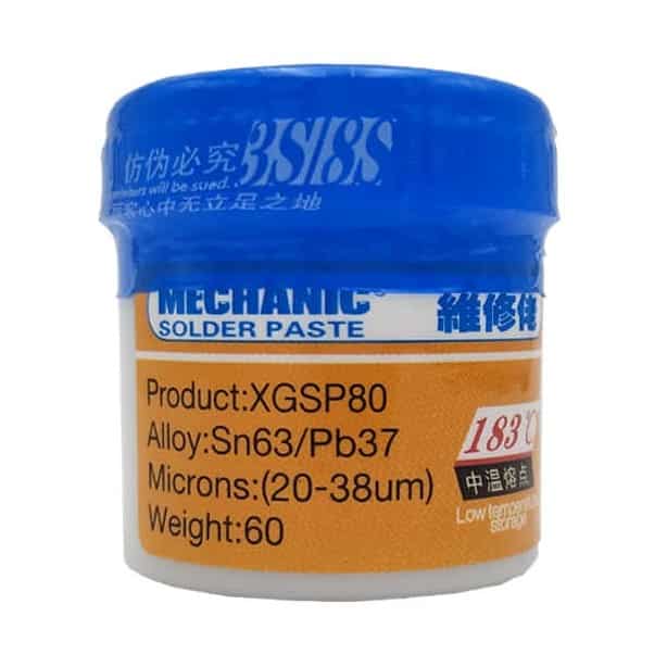 Mechanic Krem Lehim Sıvı Lehim Soldering Paste 60 GR 183°C