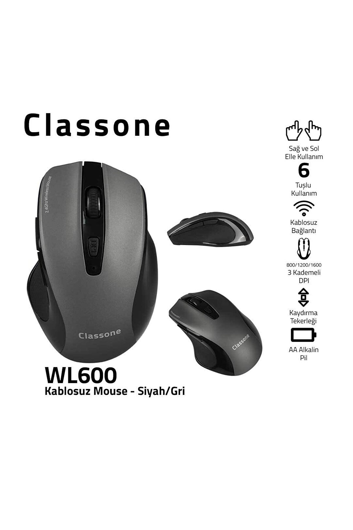 Tl4000-wl600%20Wtxpro%20Su%20Geçirmez%20Kumaş%2015,6’’%20Notebook,laptop%20Çantası-siyah+wl600%20Mouse