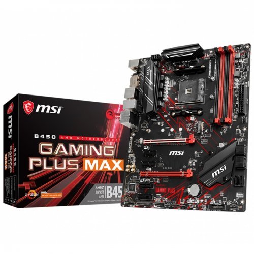 MSI B450 Gaming Plus Max AMD B450 Soket AM4 DDR4 4133(OC)MHz ATX Gaming Anakart