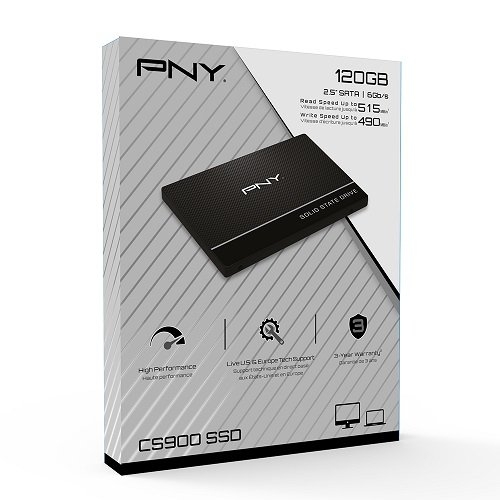 PNY CS900 120GB 515/490MB/s 2.5’’ SATA3 SSD Disk (SSD7CS900-120-PB)