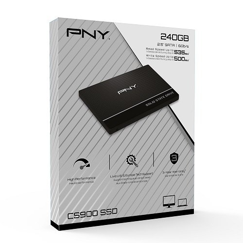PNY CS900 240GB 535/500MB/s 2.5’’ SATA3 SSD Disk (SSD7CS900-240-PB)