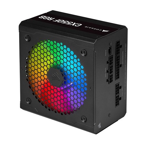Corsair CX550F RGB CP-9020216-EU 550W 80 Plus Bronze RGB Siyah Full Modüler Power Supply