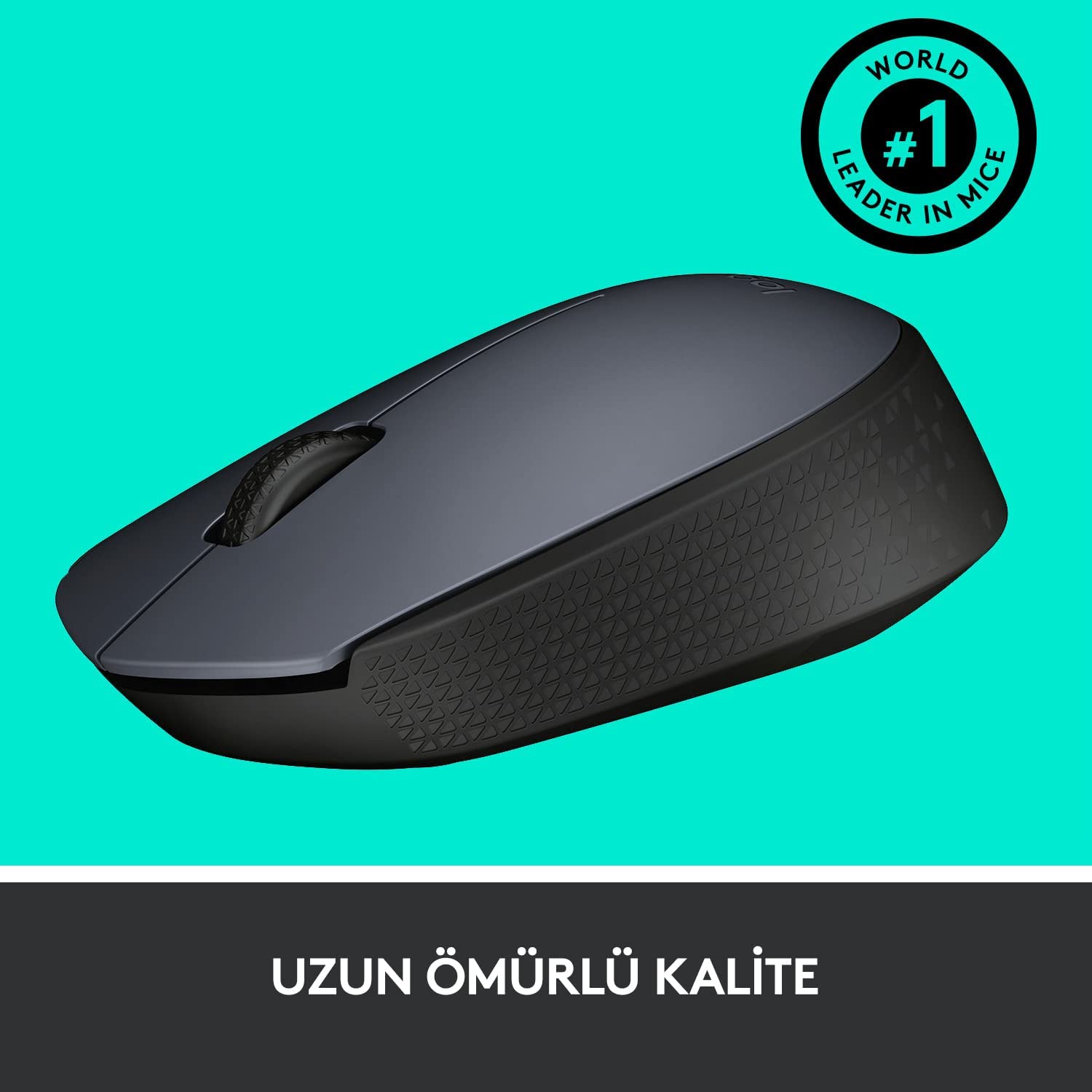 Logitech M170 USB Alıcılı Kablosuz Mouse - Gri - Outlet Ürün ( Kutu Deforme )