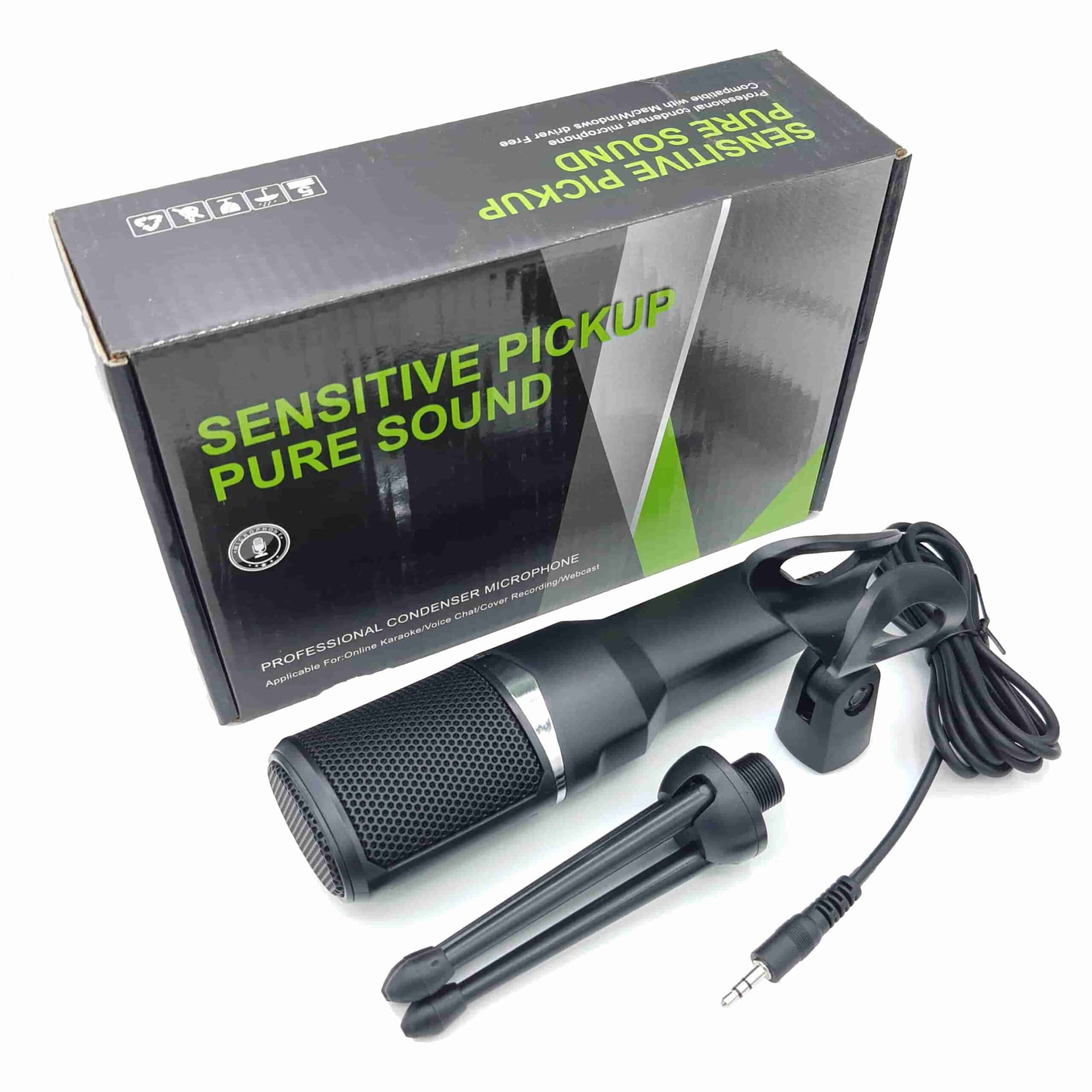 Youtube Set Stüdyo Ses Kayıt Mikrofon Standı Pop 3.5mm Jack Giriş Tak Ve Çalıştır
