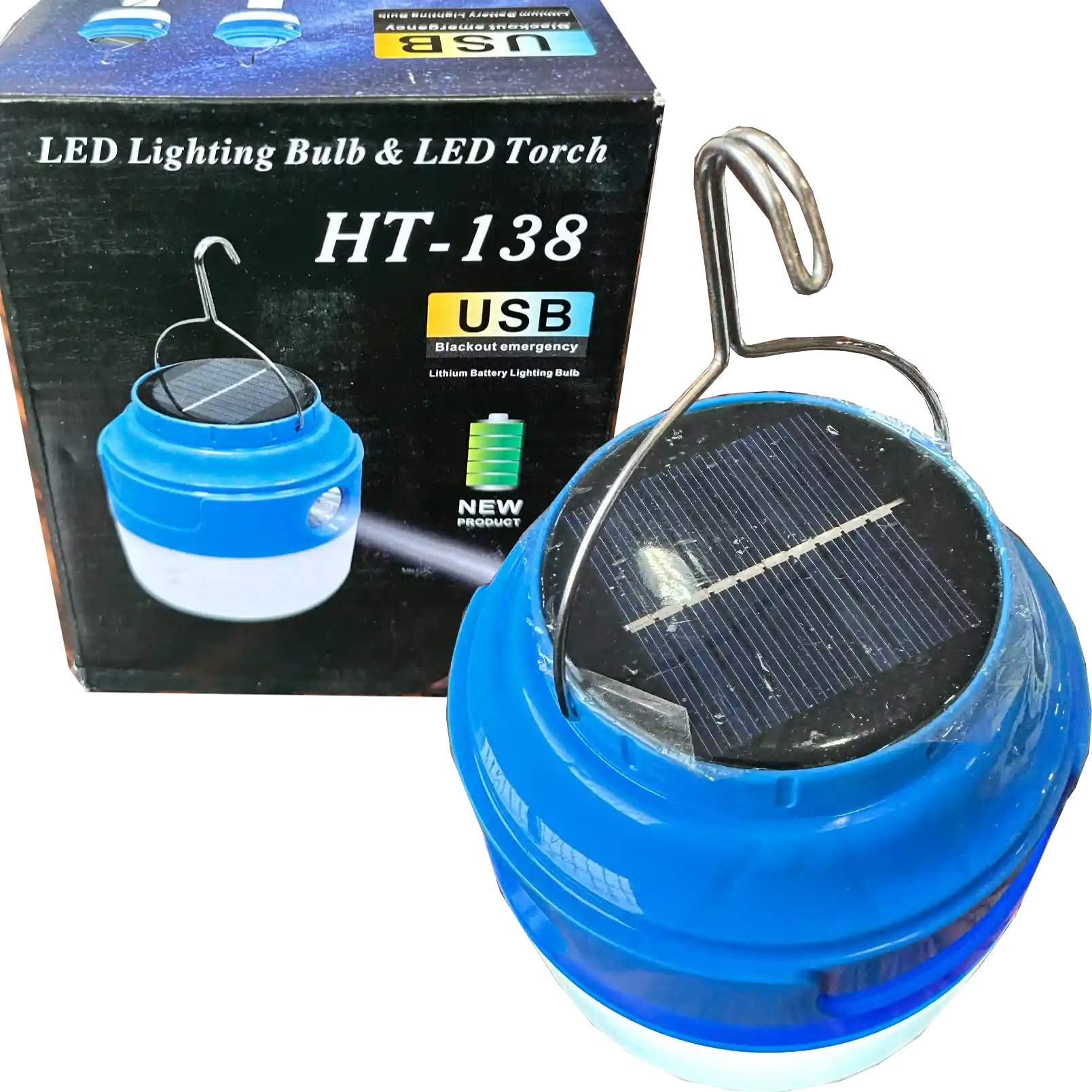 3600 mAh Kamp Lambası Solar Güneş Enerjili El Feneri Powerbank HT-138