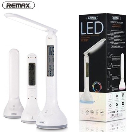 Remax RT-E185 Masa Lambası Dijital Saat Led Işıklı