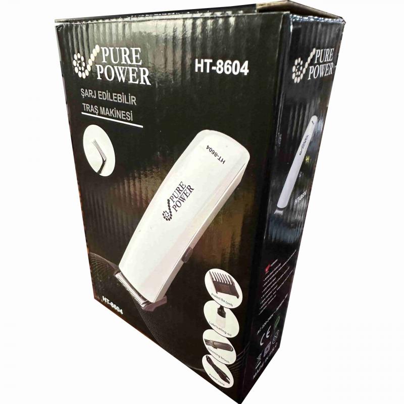 Pure Power HT-8604 Saç, Sakal, Ense, Tüy Temizleme Traş Makinesi