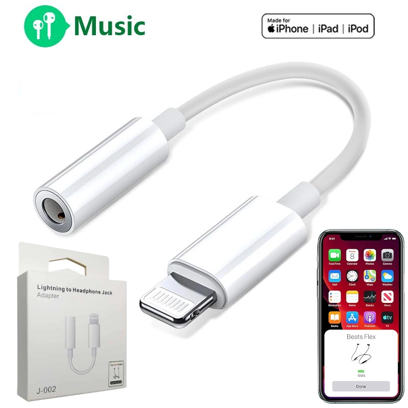 Lightning to 3.5mm Kulaklık Dönüştürücü Adaptör – iPhone Uyumlu / Pop-Up