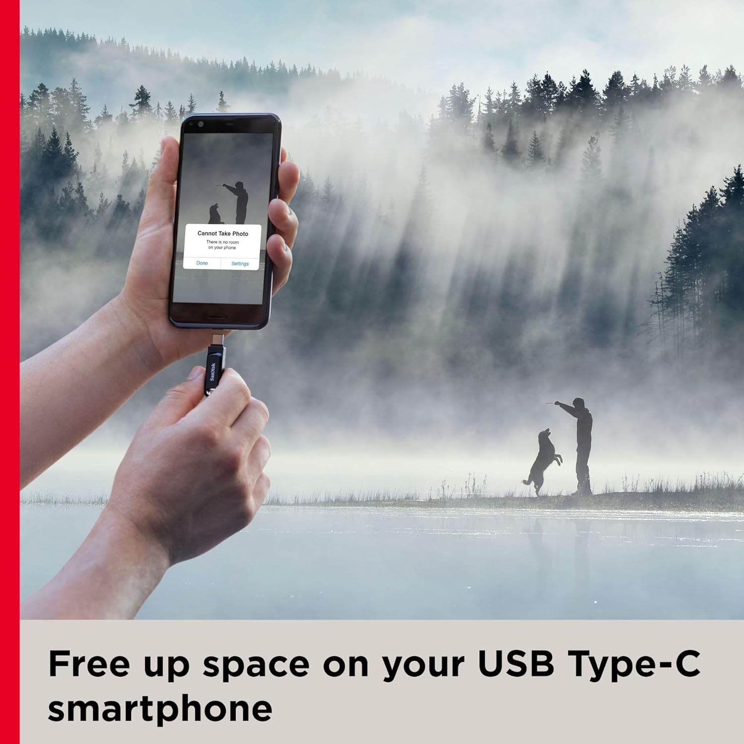 Sandısk Ultra Dual Drıve Go Type-C 64GB USB Bellek SDDDC3-064G-G46