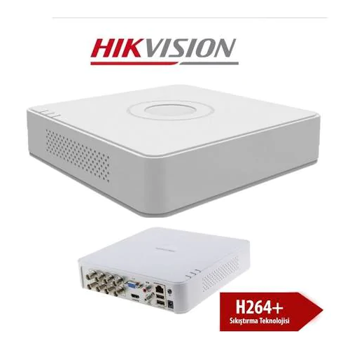 HIKVISION DS-7108HGHI-F1/N 2Mpix H264 8Kanal Video 1Kanal Ses, 1 HDD, 1080P Lite, 5in1 DVR