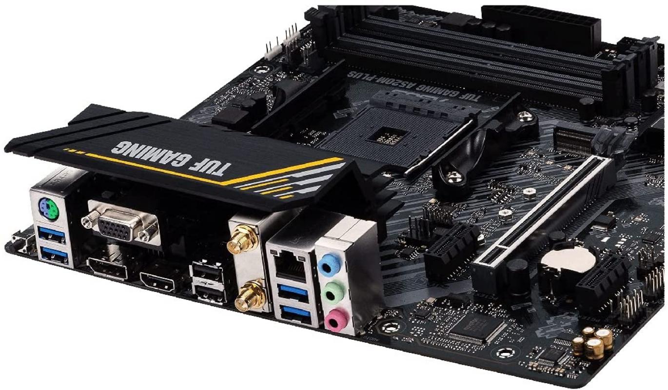 Asus TUF Gaming A520M-Plus WIFI AMD A520 Soket AM4 DDR4 4800(OC)MHz mATX Gaming (Oyuncu) Anakart