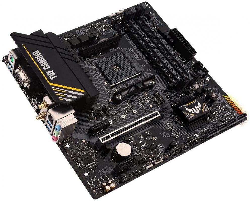 Asus TUF Gaming A520M-Plus WIFI AMD A520 Soket AM4 DDR4 4800(OC)MHz mATX Gaming (Oyuncu) Anakart