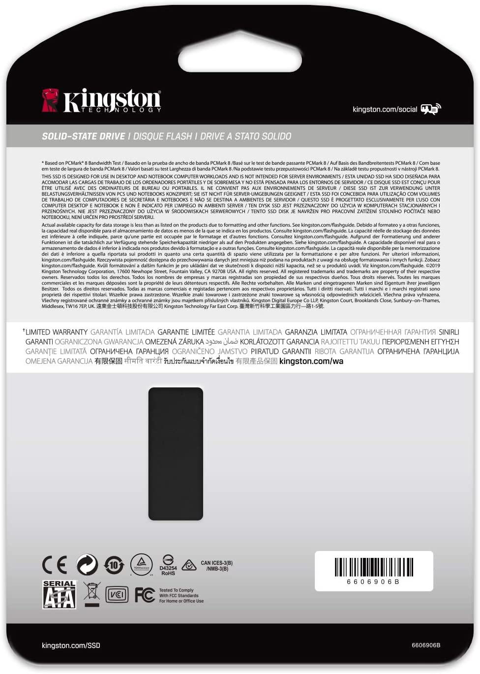 Kingston KC600 SKC600/1024G 2.5’’ 1 TB SATA 3 SSD