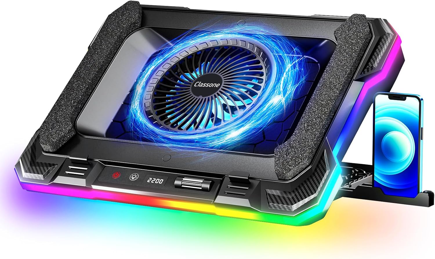 Classone Laptop Soğutucu Gaming RGB 
