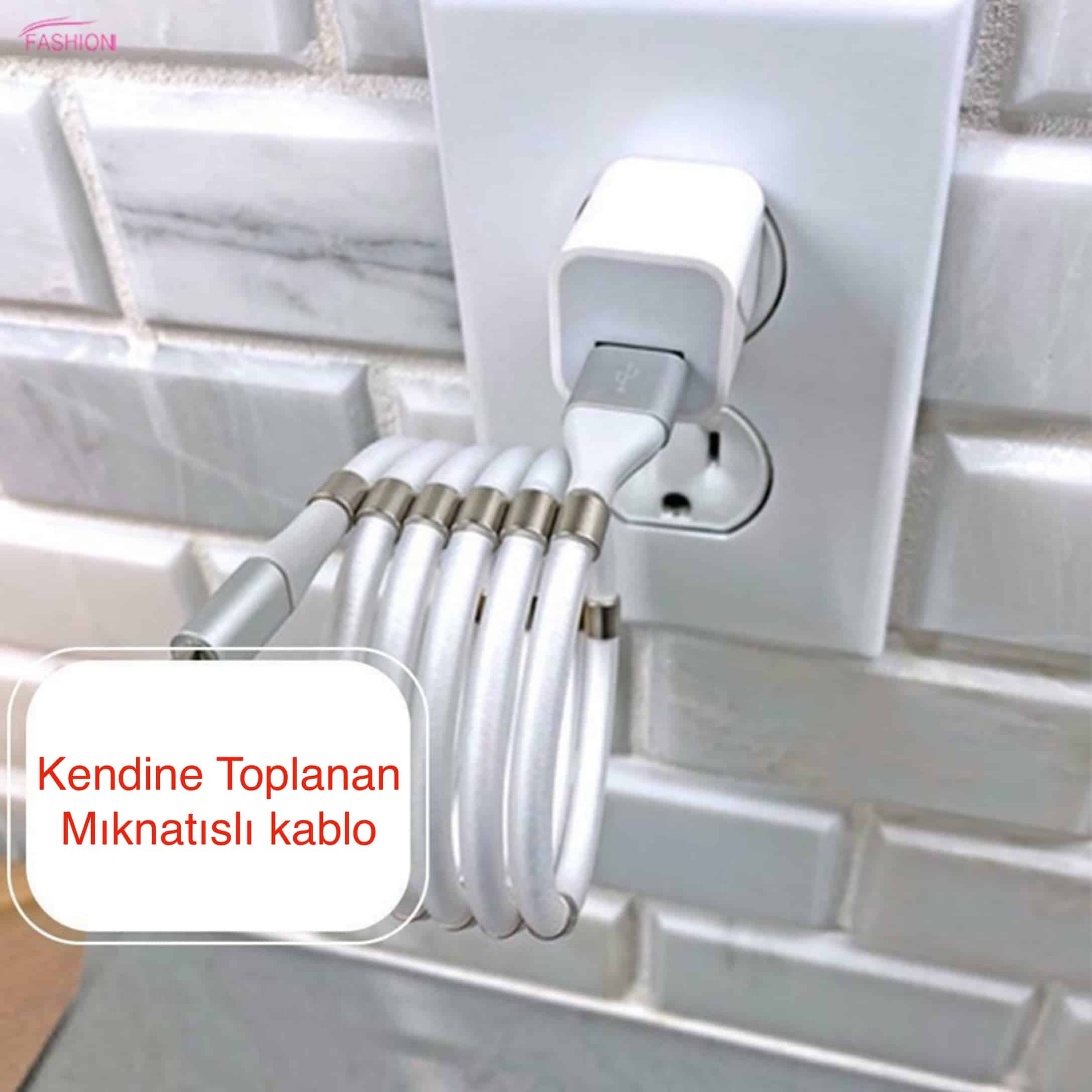 Mıknatıs (İphone) Sargılı Hızlı Kablo CL63