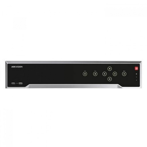 HIKVISION DS-8664NI-I8, 64Kanal, 12Mpix, H265+, 8 HDD Desteği, 2160P Kayıt, 320Mbps Bant Genişliği, Metal Kasa, 2 Port GigaBit Lan, RAID 0,1,5,6,10, NVR