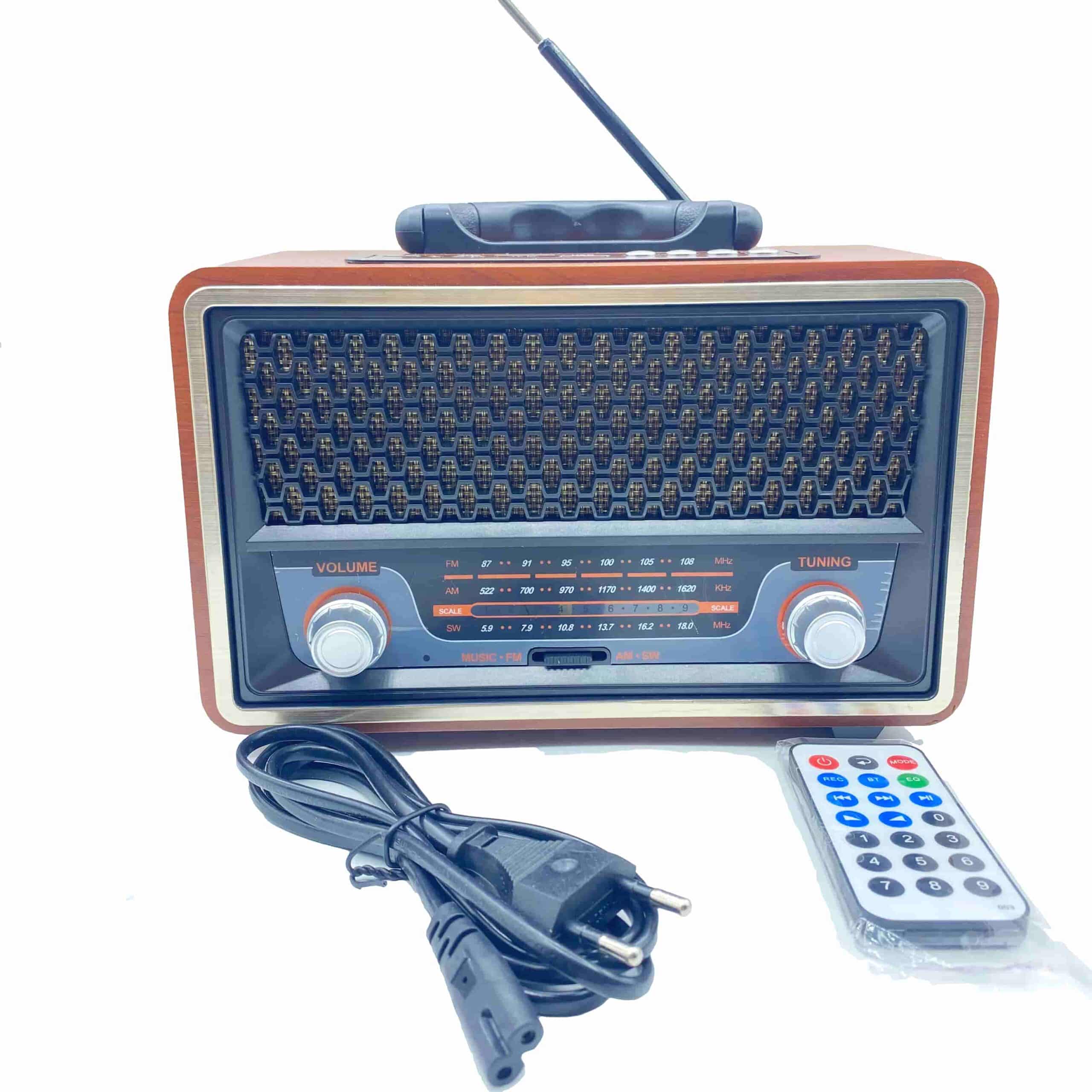 Nikula Star (TF Card-Bluetooth-Usb-Aux) Kumandalı Radyo RDL-4617BT