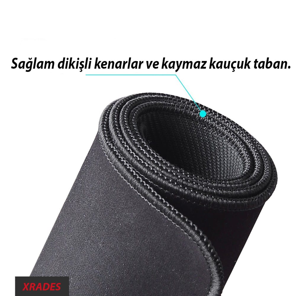 25 X 30 X 0.3 CM Dikişli Kaymaz Mouse Pad (Yeşil) X17