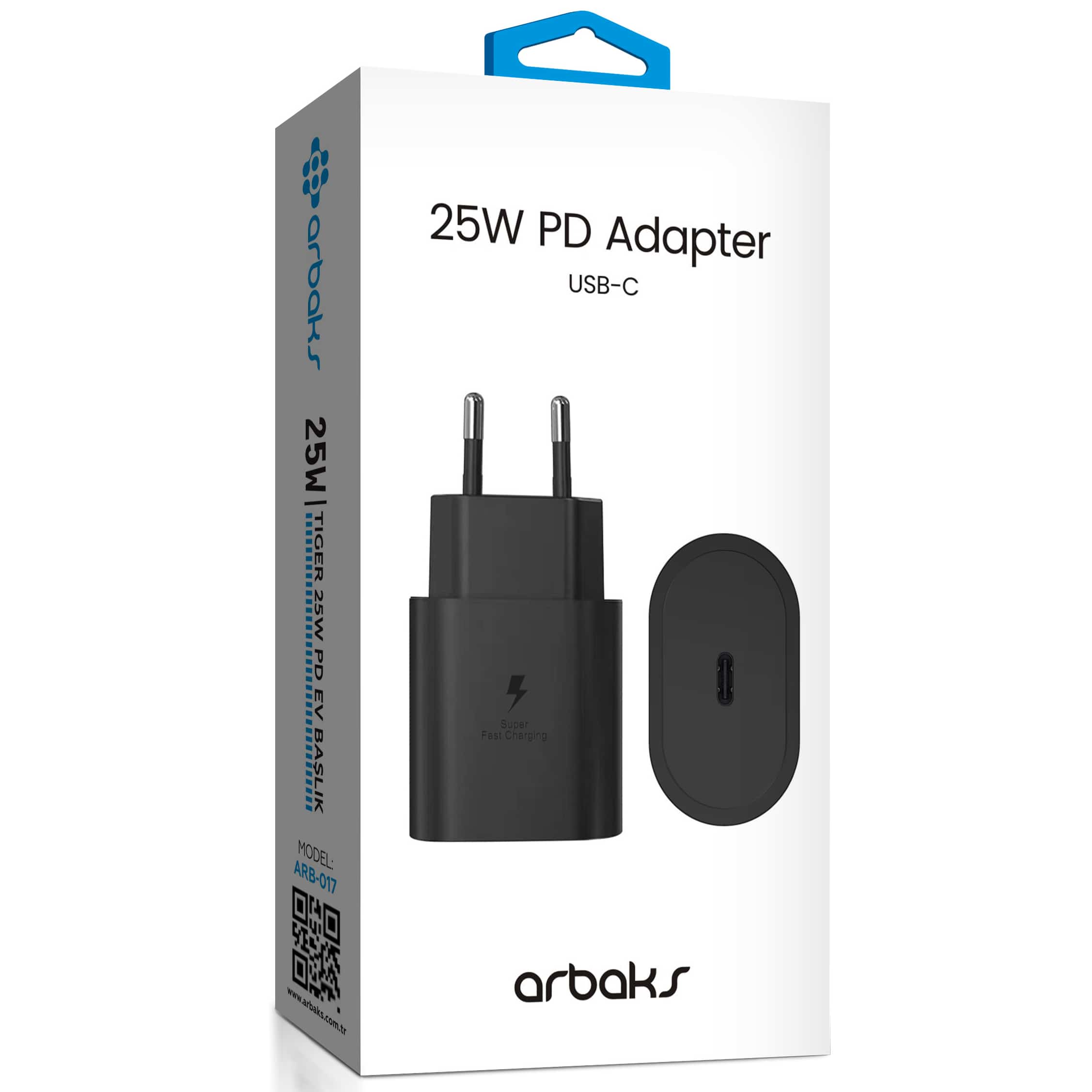 PD 25W PD TİGER Hızlı Şarj Cihazı Başlığı Arbaks ARB-017