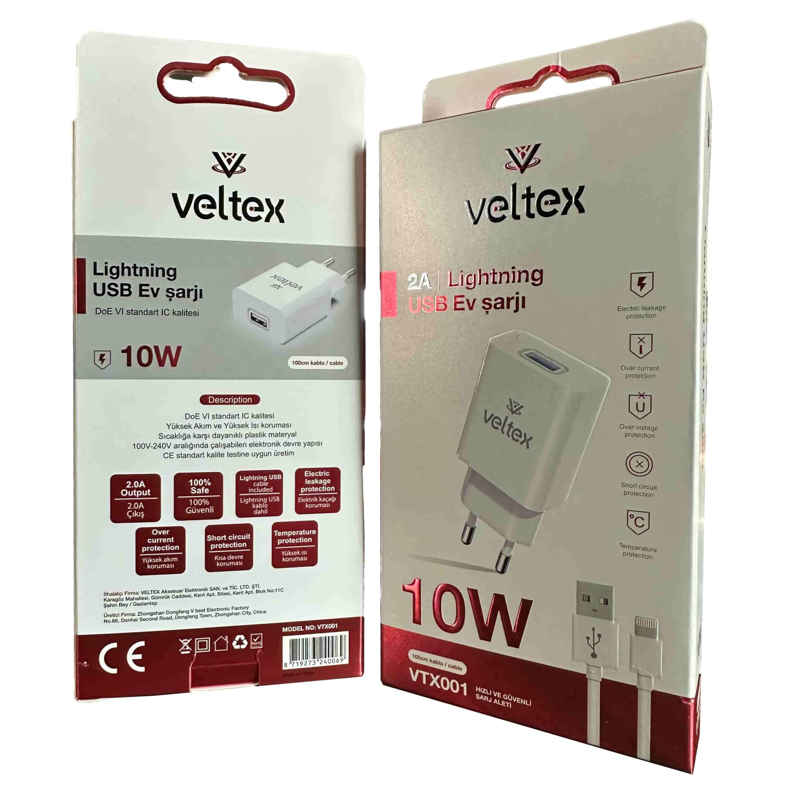 10W 2A (İphone) Şarj Aleti VTX001