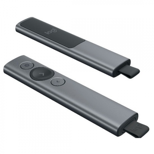 LOGITECH 910-004861, Spotlight Wireless Presenter, Sunum Cihazı (Gri)