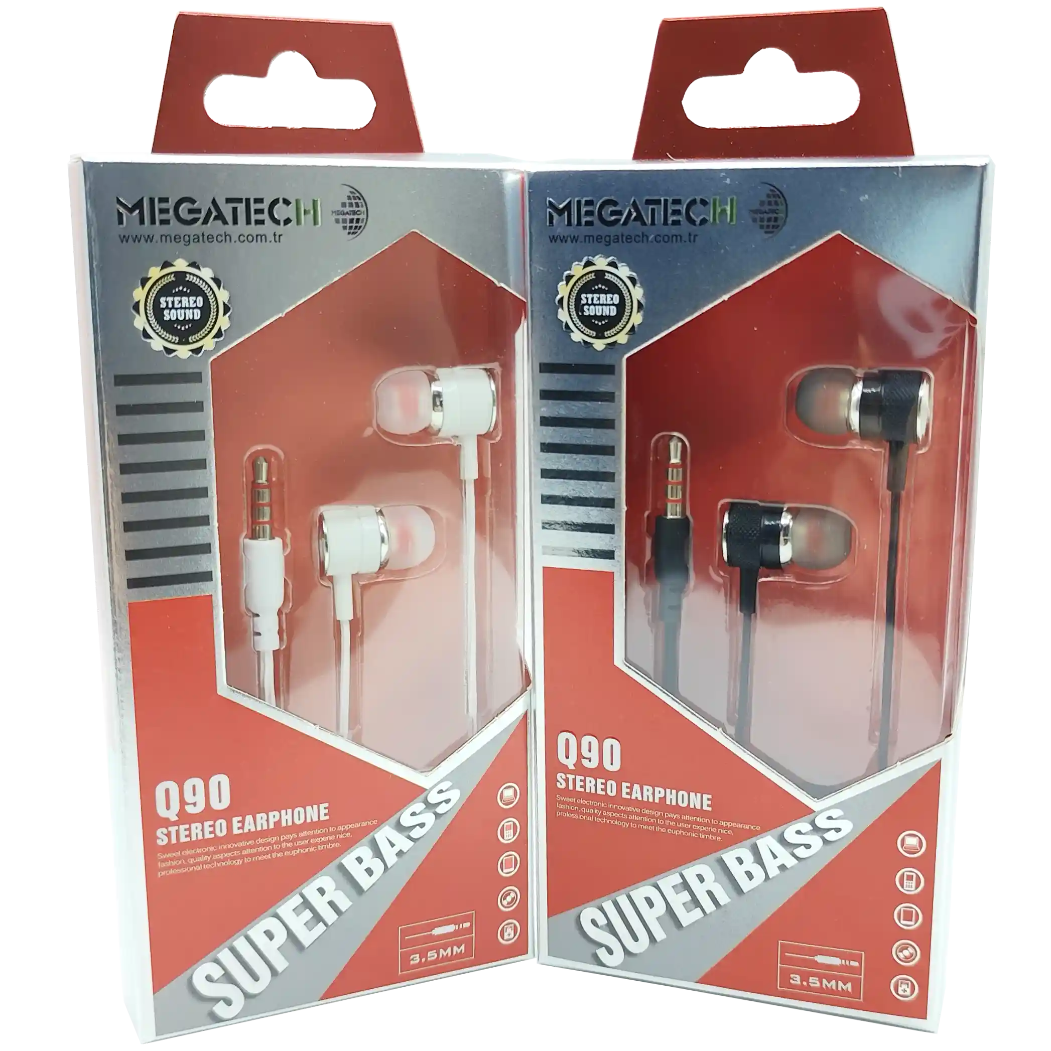 Mıknatıslı 3.5mm Jack Girişli Kablolu Kulaklık Megatech Q90
