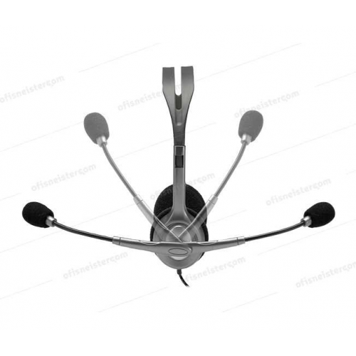 LOGITECH H111, 981-000593, 3,5mm Jac, Çağrı Merkezi, Ofis, Toplantı, Konuşmacı Tipi, Microfonlu Kulaklık