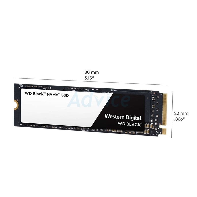 WD Black WDS500G2X0C 500 GB NVMe M.2 SSD