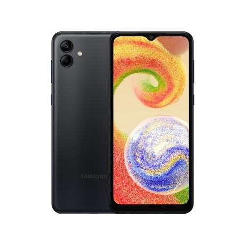 SAMSUNG SM-A045F/DS, GALAXY A04, Siyah, 64Gb, 4Gb Ram, 8 Çekirdek, 6,5inc Ekran, 5Mpix Ön 50Mpix Arka Kamera, Türkiye Garantili