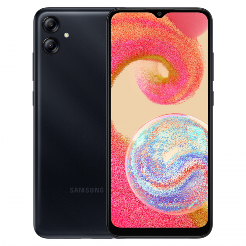 SAMSUNG SM-A042F/DS, GALAXY A04e, Siyah, 128Gb, 4Gb Ram, 8 Çekirdek, 6,5inc Ekran, 5Mpix Ön 13Mpix Arka Kamera, Türkiye Garantili