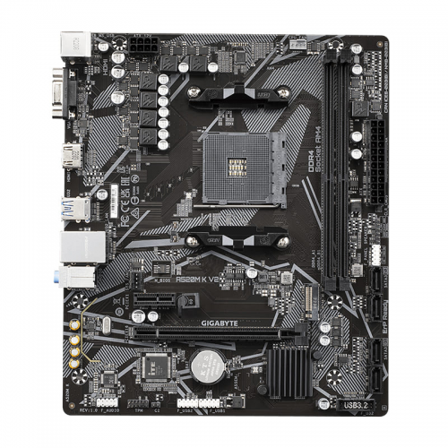 GIGABYTE A520M-K V2, 2xDDR4, 1x M.2, D-SUB, HDMI, AM4 Soket Anakart