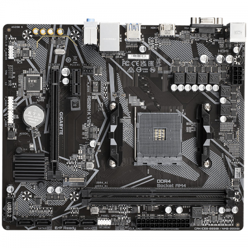 GIGABYTE A520M-K V2, 2xDDR4, 1x M.2, D-SUB, HDMI, AM4 Soket Anakart