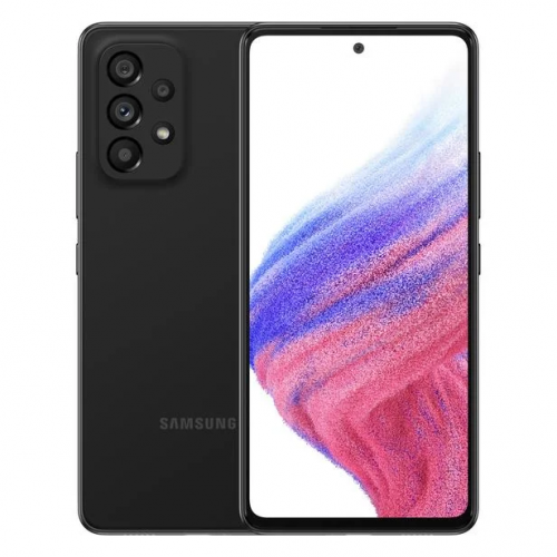 SAMSUNG A536E/DS GALAXY A53 5G Awesome Black,  128Gb, 8Gb Ram, 8 Çekirdek , 6,5inç Ekran, 32Mpix Ön, 64Mpix Arka Kamera, Türkiye Garantili