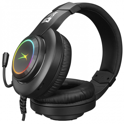 Altec Lansing ALGH9602, Siyah PS4/XBOX/Mobil  Uyumlu, USB+3.5mm, Rainbow Aydınlatma, USB Kablolu, Gaming Mikrofonlu Kulaklık