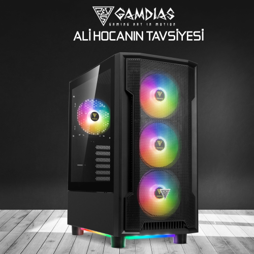 ALİ HOCANIN TAVSİYESİ, RYZEN 5 5600X, 16Gb Ram, 500Gb NVMe SSD, 8Gb GDDR5 RX580 Ekran Kartı, 750W Kasa, Free Dos GAMING TAVSİYESİ