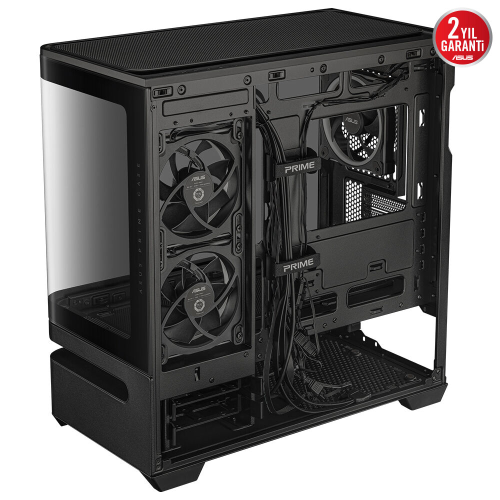 ASUS PRIME AP202 TG ARGB, PSU YOK, Tempered Glass, Kavisli Panel, ARGB, mATX, GAMING KASA