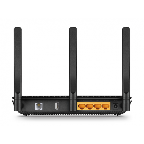 TP-LINK ARCHER VR600, AC1600, 4 Port GigaBit, Dual Band Wifi, 1600Mbps, 3xAnten, 3G-4G USB Desteği, VDSL2, ADSL2+ MODEM