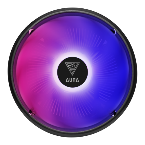 GAMDIAS AURA GA1, LED lights, 120mm CPU  Hava Soğutma (LGA 1150 - 1151 - 1155 - 1156 - 1200 -  1700)