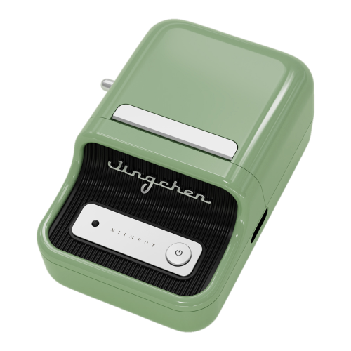 NIIMBOT B21S, Taşınabilir, Mürekkepsiz, Termal Etiket Yazıcı (Bluetooth, Type-C) Yeşil