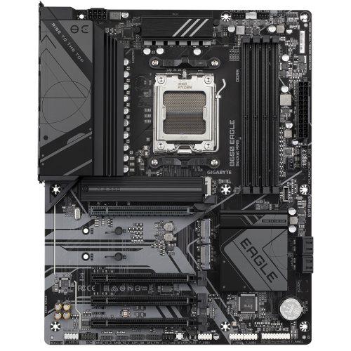 GIGABYTE B650 EAGLE, Rev.1.0, 4xDDR5, 3xM.2, DP, HDMI, Type-C, AM5 Soket GAMING Anakart