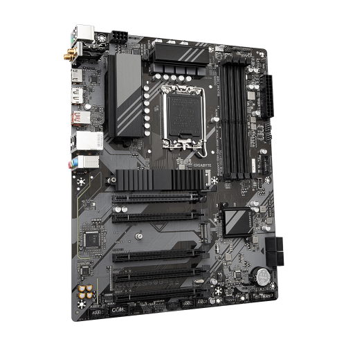 GIGABYTE B760 DS3H AX, rev.1.0, 4xDDR5, 2xM.2, DP, HDMI, Type-C, Wi-Fi 6E, Bluetooth v5.3, 12-13-14.Nesil, LGA1700 Soket, Anakart