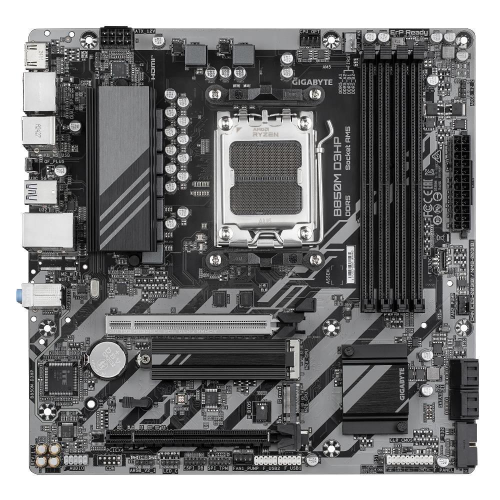 GIGABYTE B850M D3HP, 4xDDR5, 2xM.2, 2xDP, HDMI, Type-C, AM5 Soket GAMING Anakart