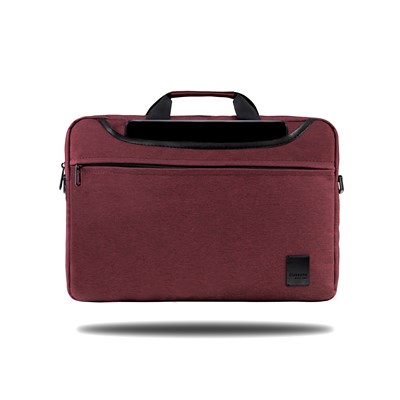 Classone BND505 WorkStation 15.6 inch WTXpro Su geçirmez Kumaş, Macbook ,Mac Air Notebook Laptop Çantası -Bordo