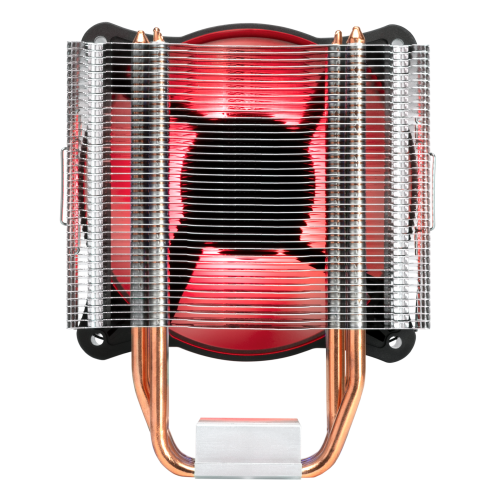 GAMDIAS BOREAS E1-410, RED Lights, 120mm CPU  Kule Tipi Hava Soğutma, Doğrudan Temas Teknolojisine Sahip 4 adet Gelişmiş Bakır Isı Borusu (AMD AM4 ve INTEL Tüm işlemciler ile uyumlu)