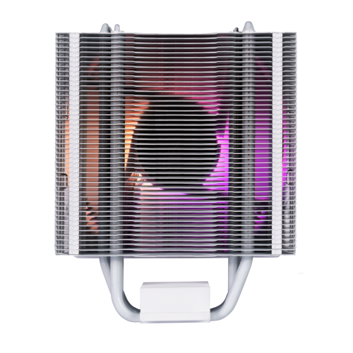 GAMDIAS BOREAS E1-410 WH, White Edition, 120mm, CPU Kule Tipi Hava Soğutma, Doğrudan Temas Teknolojisine Sahip 4 adet Gelişmiş Bakır Isı Borusu (AMD AM4-AM5 ve INTEL Tüm işlemciler ile uyumlu)
