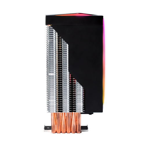 GAMDIAS BOREAS M1-610, LED Lights, 120mm, CPU  Kule Tipi Hava Soğutma, Doğrudan Temas Teknolojisine Sahip 6 adet Gelişmiş Bakır Isı Borusu (AMD AM4-AM5 ve INTEL Tüm işlemciler ile uyumlu)