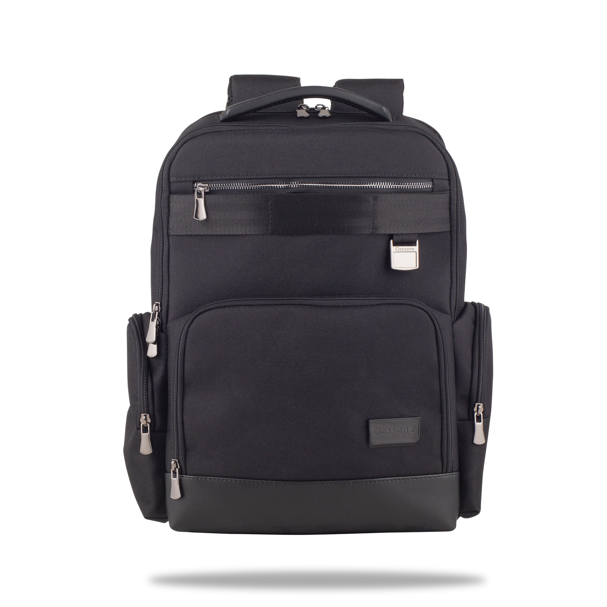 Classone BP-BS500 Business VIP B5 -Serisi 15.6 inch Uyumlu WTX Pro Su Geçirmez Kumaş Laptop Sırt Çantası -Siyah